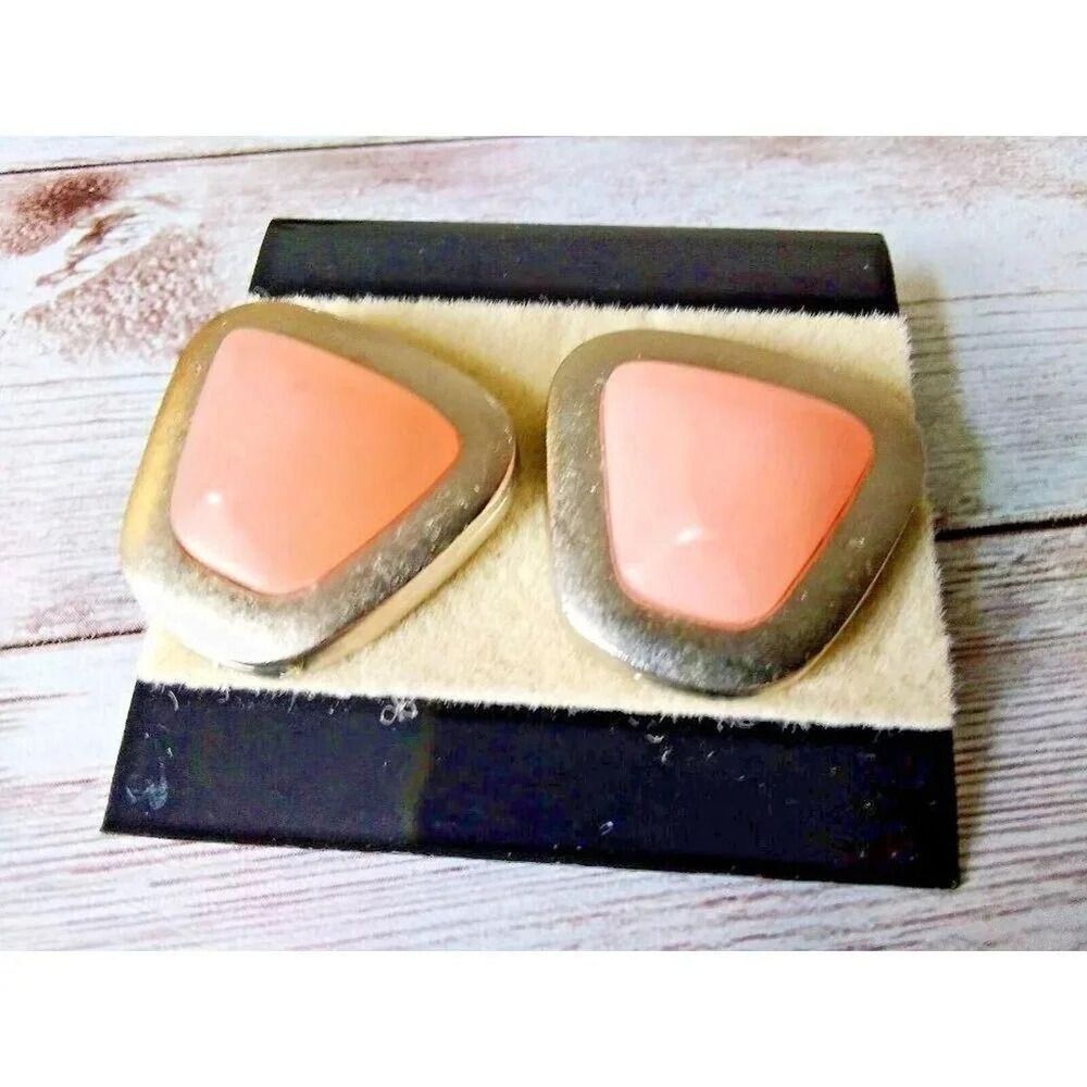 NWT Vintage Pink and Silver Tone Earrings Authentic Y2K 1990s